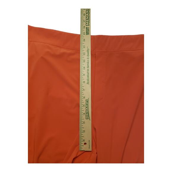 ATHLETA Brooklyn Ankle Lightweight Travel Pants Bright Coral Sz 26 Slim Fit - Picture 4 of 12